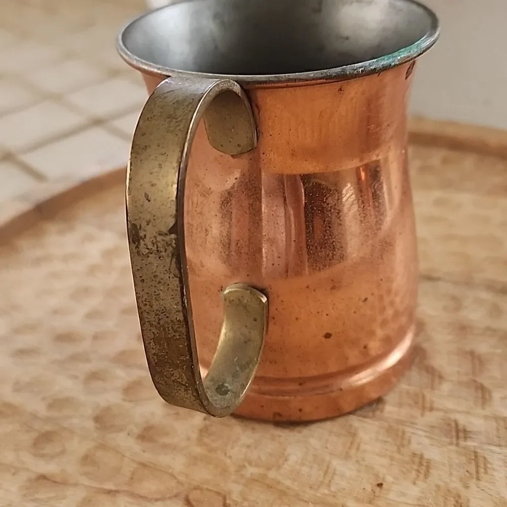 Vintage made in Japan Copper Tankard Mule 16 0z Vessel with Handle
